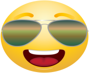 emoticon emoji with Sunglasses Clipart info