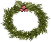cool christmas wreath png image